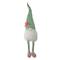 28" Green & White Plaid Spring Gnome with Dangling Legs Figure